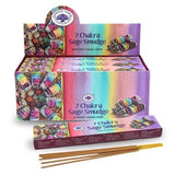 7 Chakra Sage Smudge Incense 15gms Sticks - Green Tree