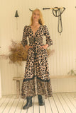 Untamed Print Sabrina Maxi Dress | Jaase