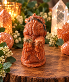 Sunstone Lion Crystal Carving
