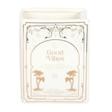 White Book Shaped Flower Vase – Good Vibes