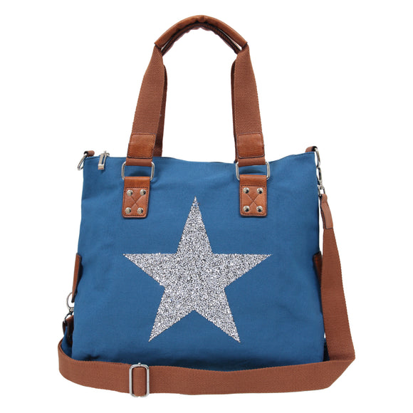 Sassy Duck - New Star Power Tote Cobalt Blue