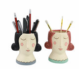 Baby ROSE red planter-pen holder