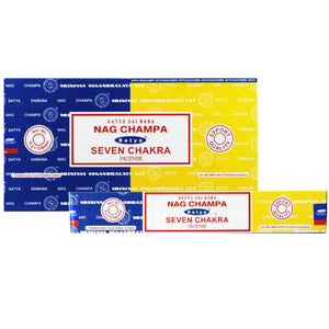 Satya Nag Champa & Seven Chakra Dual Incense 16gms