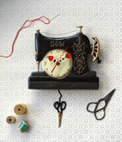 Vintage Stitch Clock