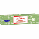 Attracts Money Incense 15gms Sticks Satya