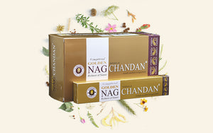 GOLDEN NAG - Chandan Incense Sticks 15gms