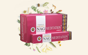 GOLDEN NAG - Meditation Incense Sticks 15gms