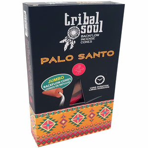 TRIBAL SOUL BACKFLOW - Palo Santo Jumbo Incense Cones
