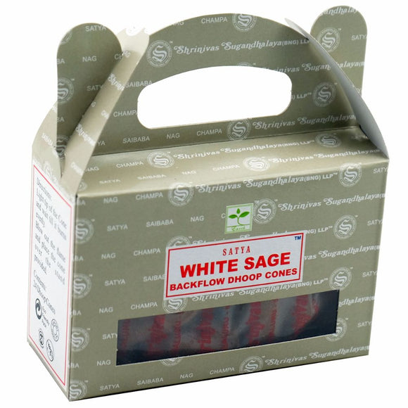 SATYA BACKFLOW - White Sage Incense